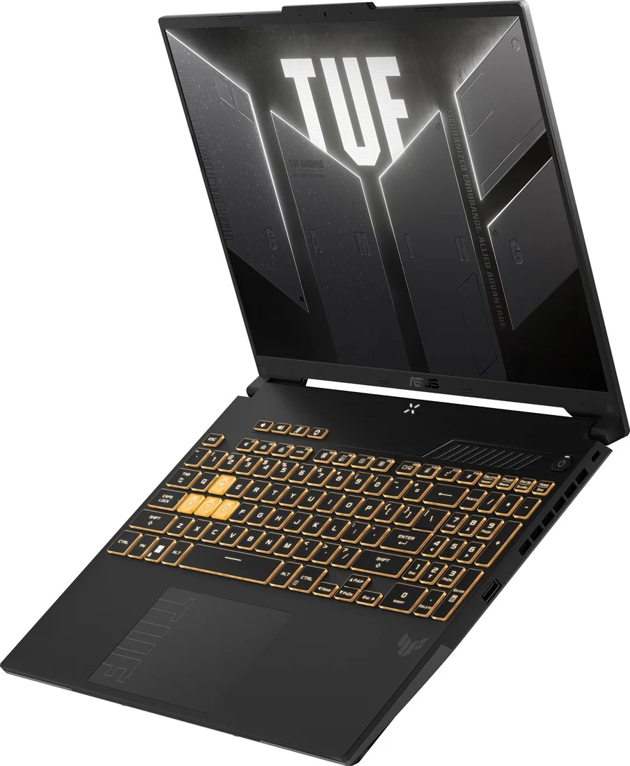 картинка Ноутбук ASUS TUF Gaming F16 FX607VJ-RL074 16'' IPS FHD/  Intel Core 5 210H 2.2ГГц/  16ГБ DDR5/  1ТБ SSD/  GeForce RTX 3050 6 ГБ/  NoOS, черный (90NR0MZ6-M00460) от магазина КомпьютерЦентр