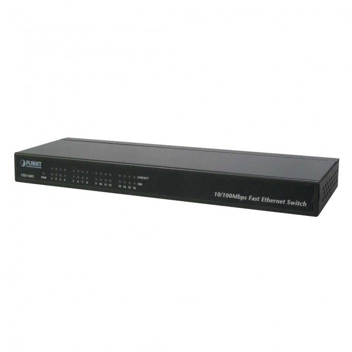 картинка Свитч Planet 16-port FSD-1603 (FSD-1603) от магазина КомпьютерЦентр