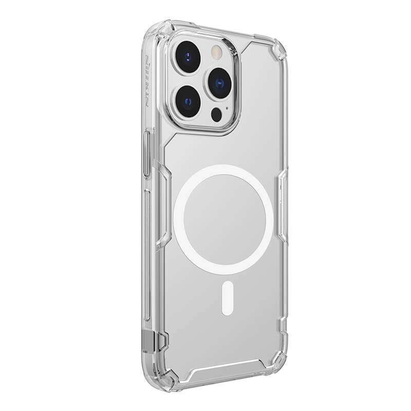 картинка Чехол Nillkin Nature TPU Pro + Magsafe накладка на Apple iPhone 14 Pro Max, прозрачный от магазина КомпьютерЦентр