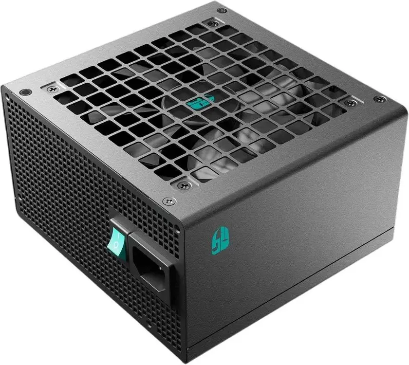 картинка Блок питания DeepCool GamerStorm ATX 600W PF600X, ATX 2.52, 600W, PWM 120мм fan, Active PFC+DC to DC, 80 PLUS BRONZE (R-PF600X-HD0B-WGEU) от магазина КомпьютерЦентр