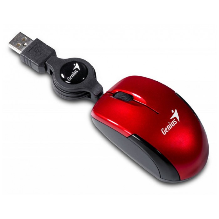 картинка Мышка Genius Micro Traveler Ruby USB (31010100103) от магазина КомпьютерЦентр