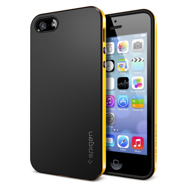 картинка Чехол SGP Case Neo Hybrid Revention Yellow for iPhone 5/ 5s (SGP10364) от магазина КомпьютерЦентр
