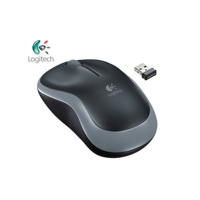 картинка Мышка Logitech M165 Wireless Black/Gray (910-004110) от магазина КомпьютерЦентр