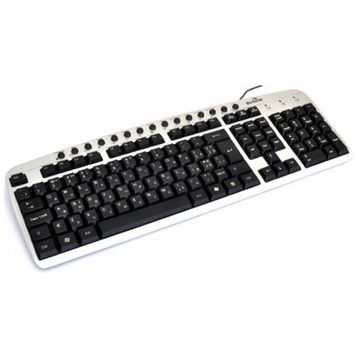 картинка Клавиатура DeTech K4260S PS/ 2 Black от магазина КомпьютерЦентр