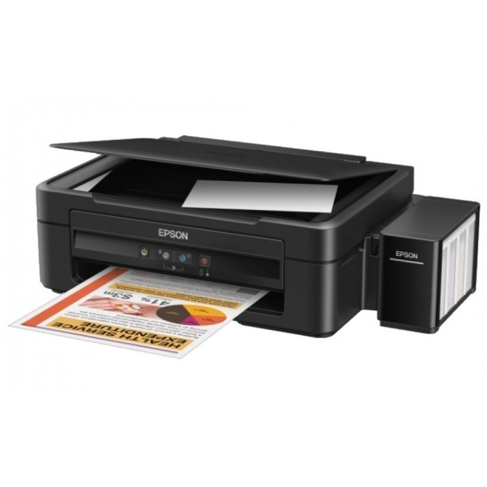картинка МФУ струйное Epson Stylus L222 USB Black (C11CE56403) от магазина КомпьютерЦентр