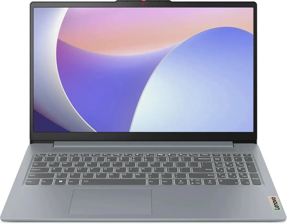 картинка Ноутбук Lenovo IdeaPad Slim 3 15IAH8 15,6'' (1920x1080) IPS/  Core i5-12450H/  16Gb DDR5/  512Gb/  Intel UHD/  WiFi ax/  Bt 5.2/  47 Втч/  1,62 кг/  NoOS серый (83ER00G0RK) от магазина КомпьютерЦентр