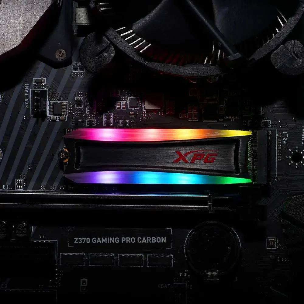 картинка SSD накопитель 2Tb A-Data XPG Spectrix S40G RGB M.2 2280 PCI-E 3x4 (AS40G-2TT-C) от магазина КомпьютерЦентр