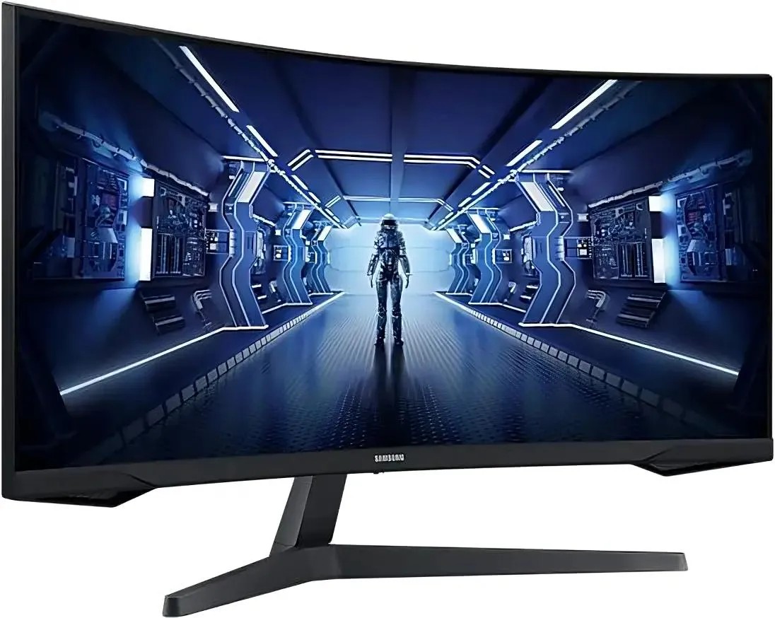 картинка Монитор 34'' Samsung Odyssey G5 C34G55TWWI VA, изогнутый, черный от магазина КомпьютерЦентр