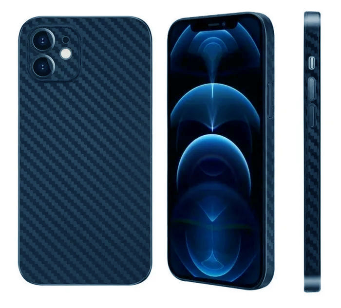 картинка Чехол-накладка Air Carbon for iPhone 11 Blue от магазина КомпьютерЦентр