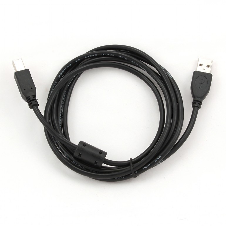 картинка Кабель USB 2.0 Pro Gembird/ Cablexpert Pro CCF-USB2-AMBM-6, AM/ BM, 1.8м, позол конт, фер.кол от магазина КомпьютерЦентр