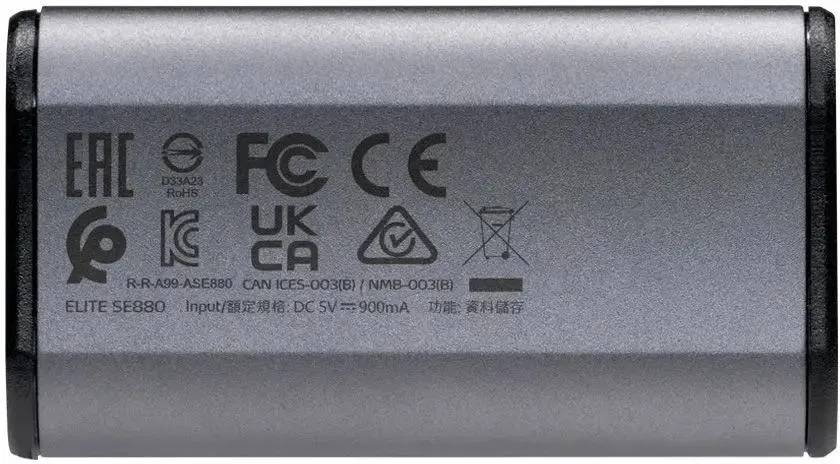 картинка SSD внешний 2Тб A-DATA External SE880 Portable, Gray (AELI-SE880-2TCGY) от магазина КомпьютерЦентр