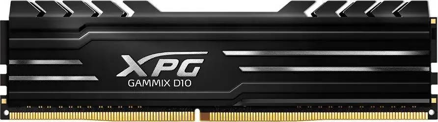 картинка DIMM DDR4 16Gb (2x8Gb) 3200MHz PC4-25600 ADATA XPG GAMMING D10 Black Gaming Memory, RTL (AX4U32008G16A-DB10) от магазина КомпьютерЦентр