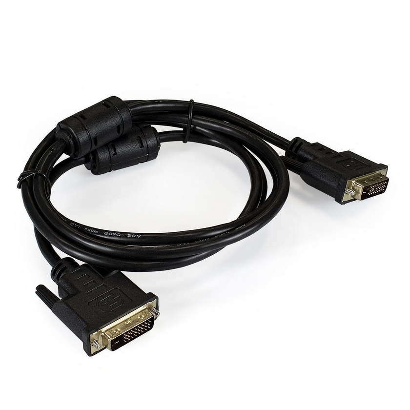 картинка Кабель DVI dual link (25M-25M) 1.8м Exegate (EX191094RUS) от магазина КомпьютерЦентр