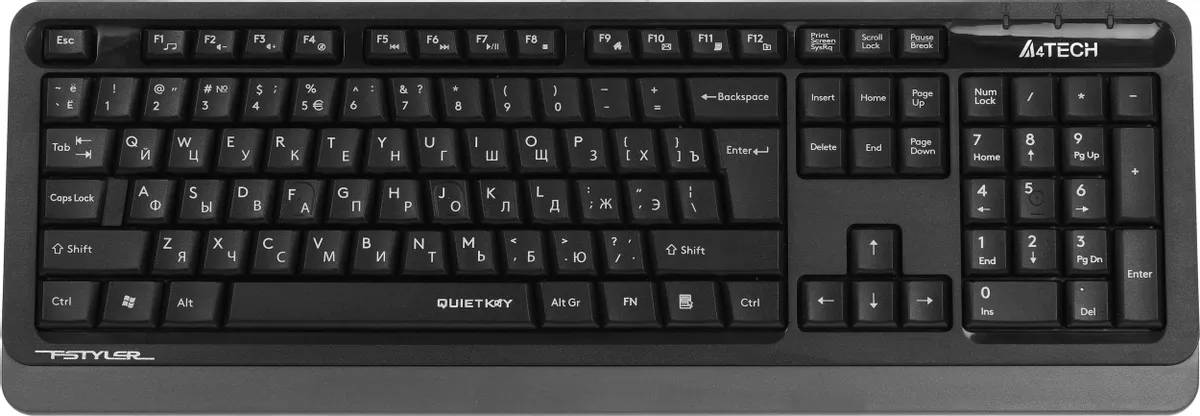 картинка Комплект A4tech Fstyler FGS1035Q; Wireless Multimedia Black/ Gray (FGS1035Q Grey) от магазина КомпьютерЦентр