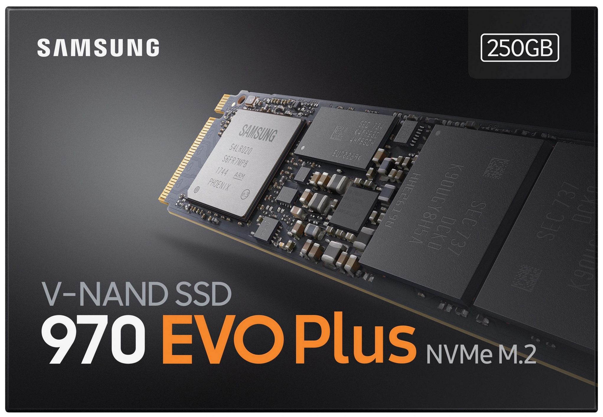 картинка SSD накопитель 250Gb Samsung 970 EVO Plus PCI-E x4 M.2 2280 (MZ-V7S250B/ AM) от магазина КомпьютерЦентр