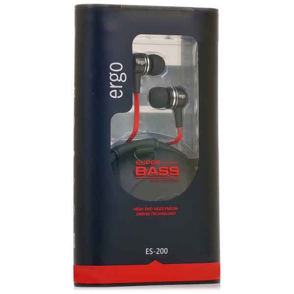 картинка Наушники Ergo ES-200 Black от магазина КомпьютерЦентр