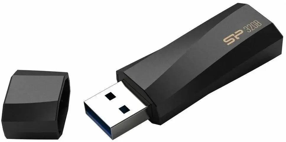 картинка USB3.2 накопитель 32Gb SiliconPower Blaze B07 Black (SP032GBUF3B07V1K) от магазина КомпьютерЦентр