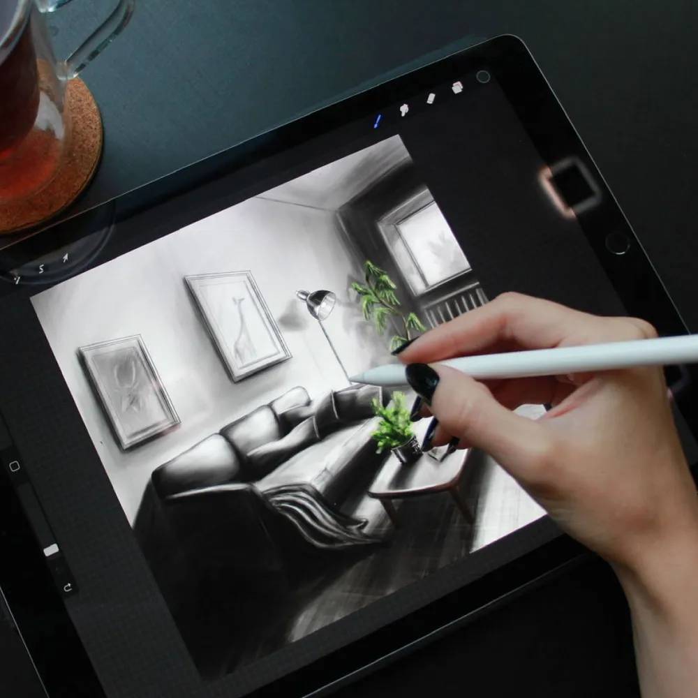 картинка Наконечник для стилуса Apple Pencil (1 и 2 поколение), 2 шт, белый от магазина КомпьютерЦентр
