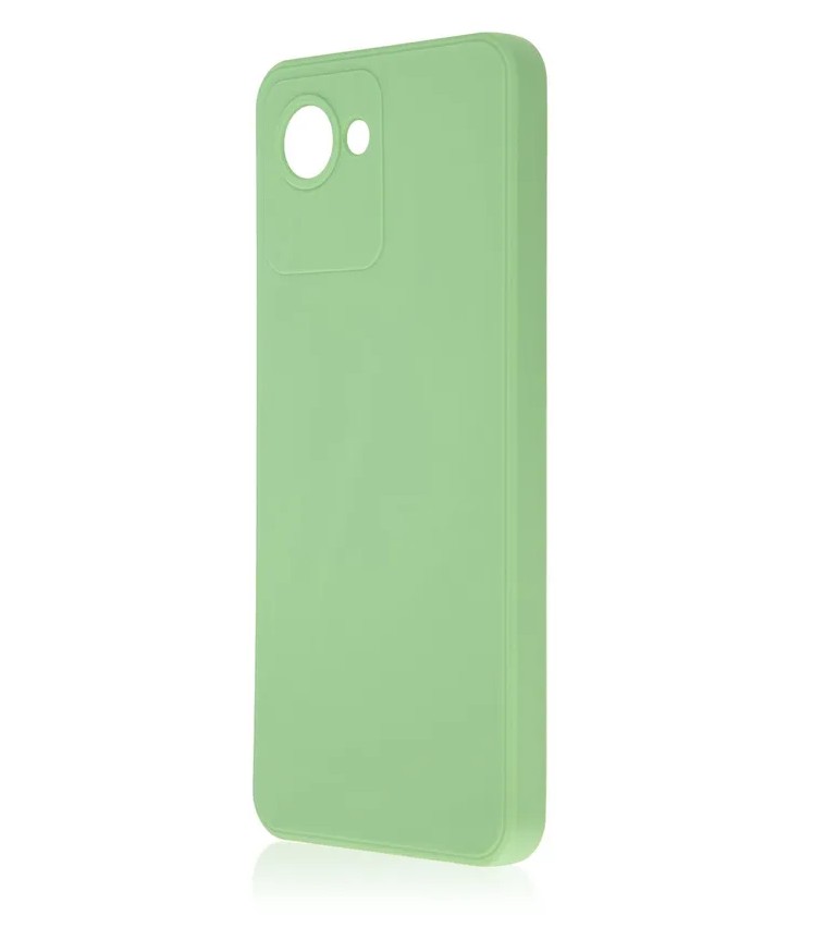 картинка Чехол-накладка для Realme Narzo 50i Prime и Realme C30, зеленый от магазина КомпьютерЦентр