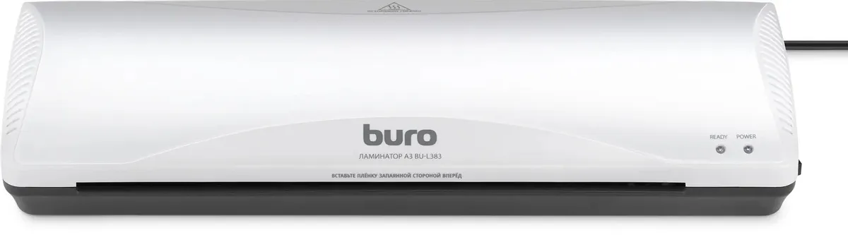 картинка Ламинатор Buro BU-L383 белый A3 (80-125мкм) 25см/ мин (2вал.) лам.фото от магазина КомпьютерЦентр
