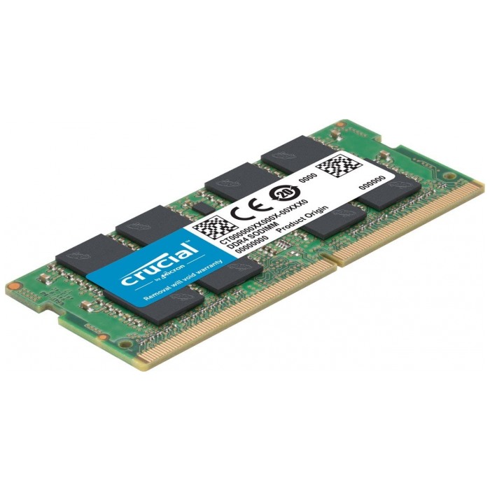картинка Оперативная память Crucial SO-DIMM DDR4 16Gb 2666MHz PC4-21300 CL19 (CT16G4SFD8266) от магазина КомпьютерЦентр