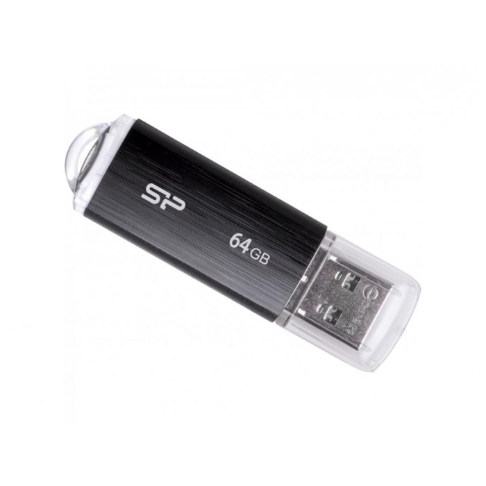 картинка Флешка USB SiliconPower 32Gb Ultima U02 Black (SP032GBUF2U02V1K) от магазина КомпьютерЦентр