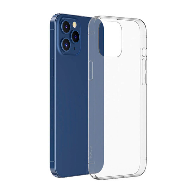 картинка Чехол накладка Baseus Simple Full Camera for iPhone 12 Pro Transparent от магазина КомпьютерЦентр