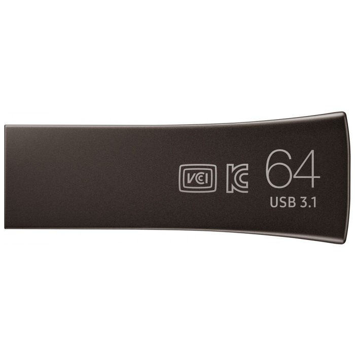 картинка Флешка USB Samsung 64Gb Bar Plus Black USB3.1 (MUF-64BE4/APC) от магазина КомпьютерЦентр