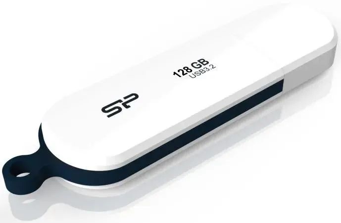 картинка USB3.2 накопитель 128Gb SiliconPower Blaze B32 White (SP128GBUF3B32V1W) от магазина КомпьютерЦентр