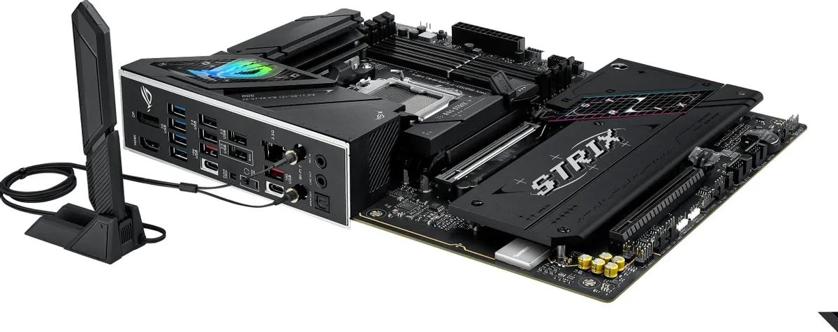 картинка Материнская плата ASUS ROG STRIX B850-F GAMING WIFI, AM5, ATX от магазина КомпьютерЦентр
