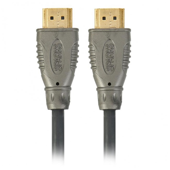 картинка Кабель Sparks HDMI to HDMI 1.8м феррит. фильтры Gold (SG1140) от магазина КомпьютерЦентр