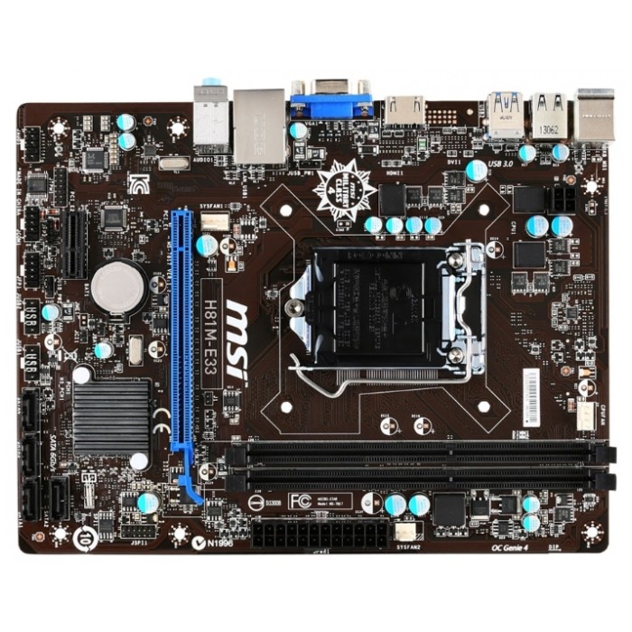 картинка Материнская плата MSI H81M-E33 (H81M-E33) от магазина КомпьютерЦентр