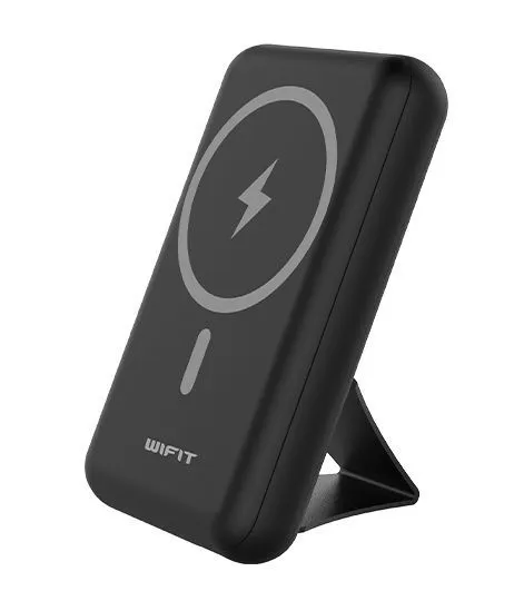 картинка Внешний аккумулятор Wimag Pro Wifit 10 000 mAh Magnetic Wireless Black от магазина КомпьютерЦентр