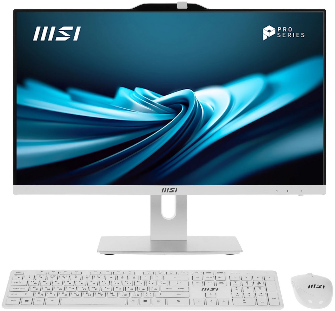 картинка Моноблок MSI Pro AP242P 14M-676XRU 23.8'' Full HD/  Core i3 14100/  16Gb/  SSD 512Gb/  Wi-Fi+BT/  White (9s6-ae0622-1061) от магазина КомпьютерЦентр