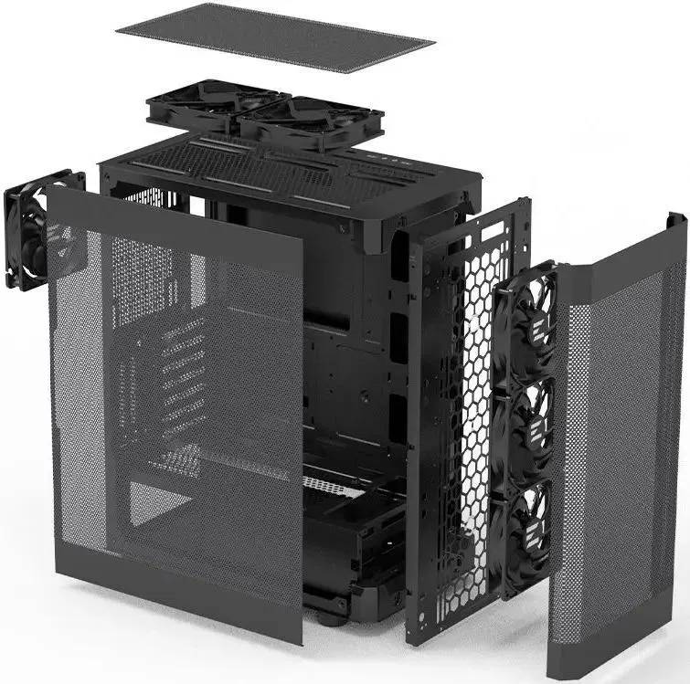 картинка Корпус Zalman i4 черный без БП / ATX / BLACK от магазина КомпьютерЦентр