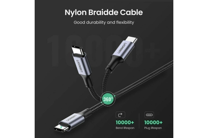 картинка Кабель Data Cable Type-C Ugreen 2m 70429 100W от магазина КомпьютерЦентр