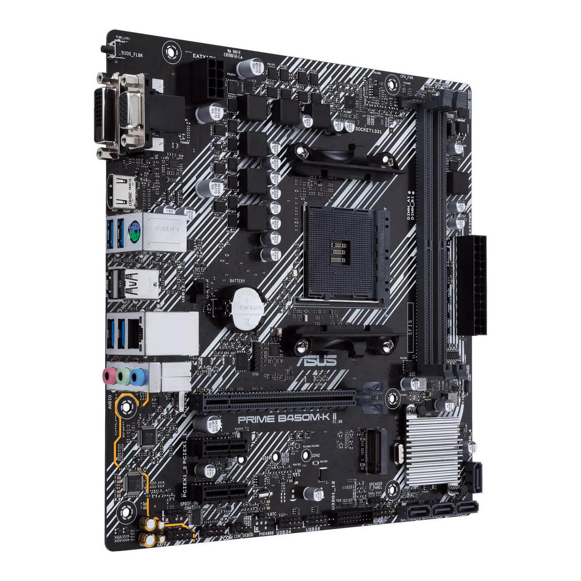 картинка Материнская плата Asus PRIME B450M-K II от магазина КомпьютерЦентр