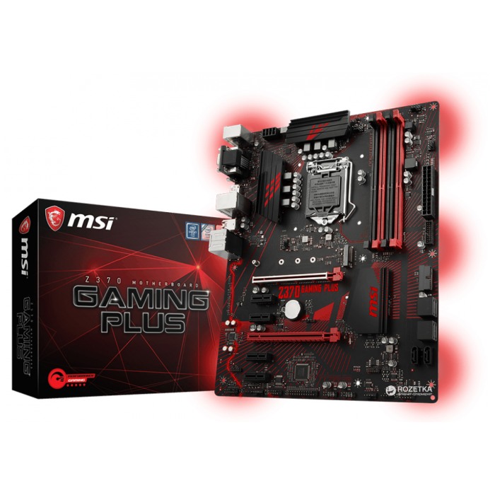 картинка Материнская плата MSI Z370 Gaming Plus (Z370 Gaming Plus) от магазина КомпьютерЦентр