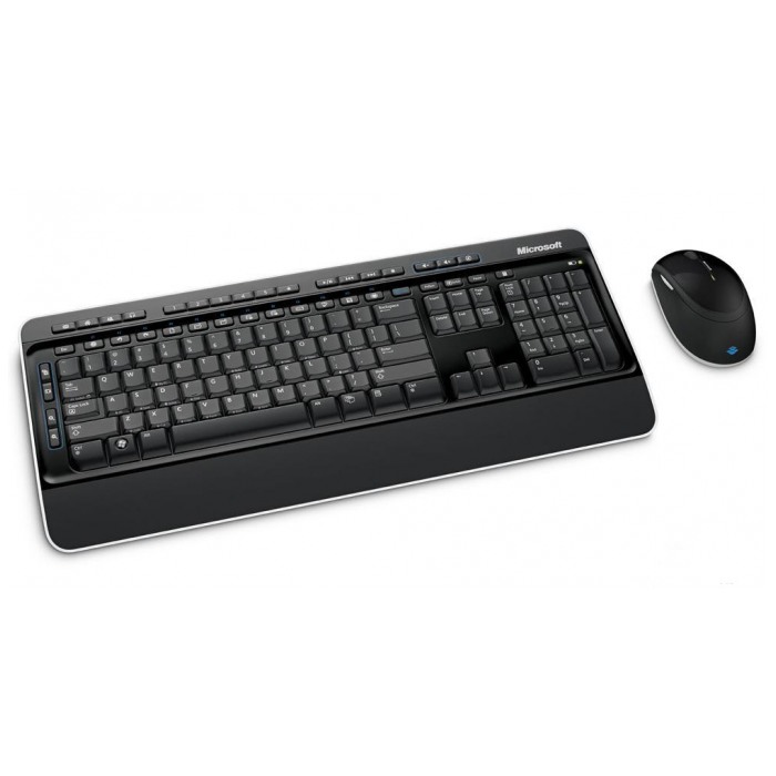 картинка Клавиатура+мышь Microsoft Blue Track Desktop 3000 Wireless Black (MFC-00019) от магазина КомпьютерЦентр