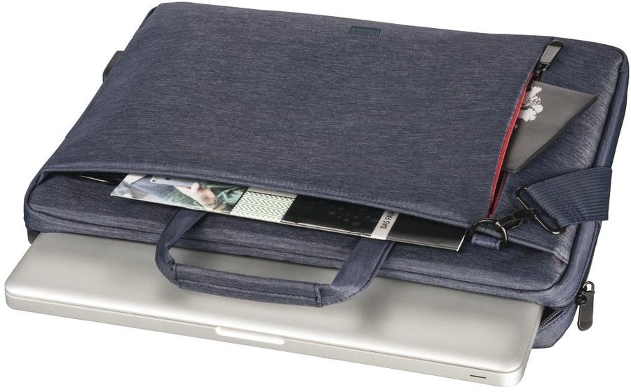 картинка Сумка для ноутбука Hama Manchester 17.3'' Blue (00216582) от магазина КомпьютерЦентр