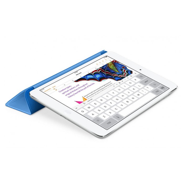 картинка Чехол Apple Smart Cover Blue PU for iPad mini (MF060ZM) от магазина КомпьютерЦентр