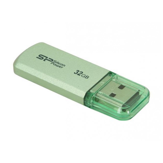 картинка Флешка USB SiliconPower 32Gb Helios 101 Green (SP032GBUF2101V1N) от магазина КомпьютерЦентр