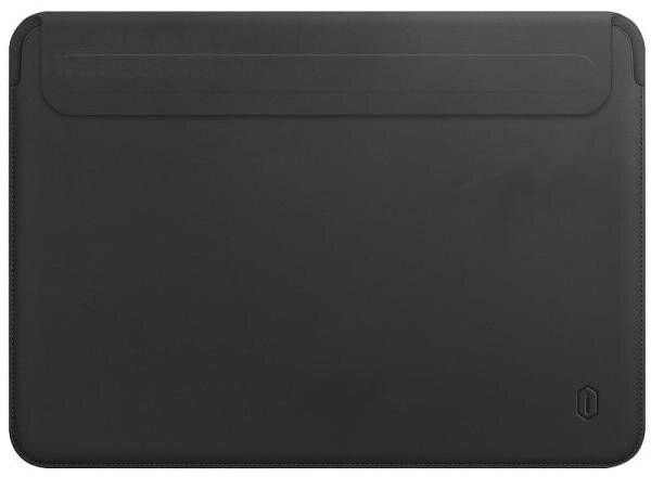 картинка Чехол для ноутбука MacBook Pro 13 (2018-2020) WIWU Leather Skin Pro 2 Sleeve Space Gray от магазина КомпьютерЦентр
