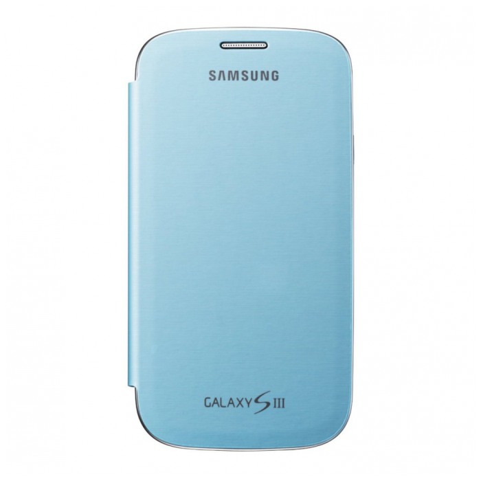 картинка Чехол Samsung Flip Cover for Galaxy S III Blue (EFC-1G6FLECSTD) от магазина КомпьютерЦентр
