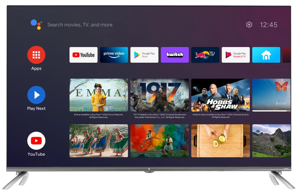 картинка Телевизор LED 43'' DEXP A431 4K UltraHD, Smart TV, черный от магазина КомпьютерЦентр