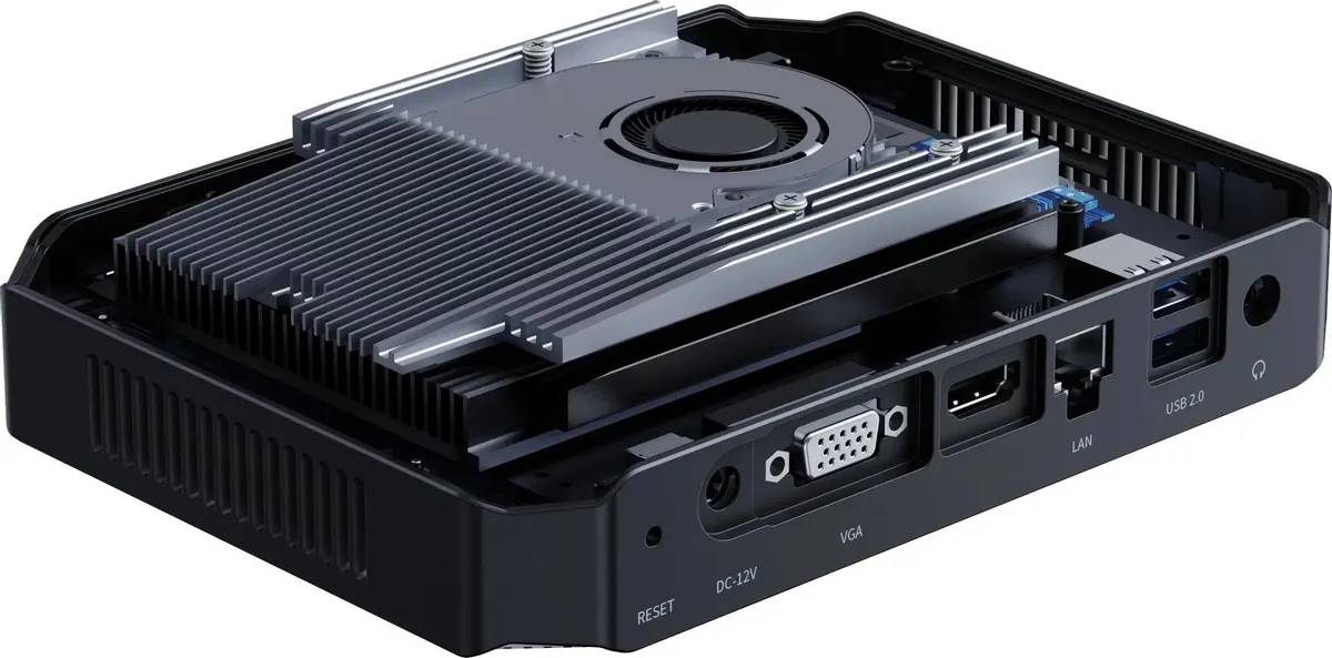 картинка Компьютер Chuwi HeroBox () Intel N100 (0.8)/  8Gb/  256Gb SSD/  Intel UHD Graphics /  BT/  WiFi/  Win 11 Professional/  Black от магазина КомпьютерЦентр