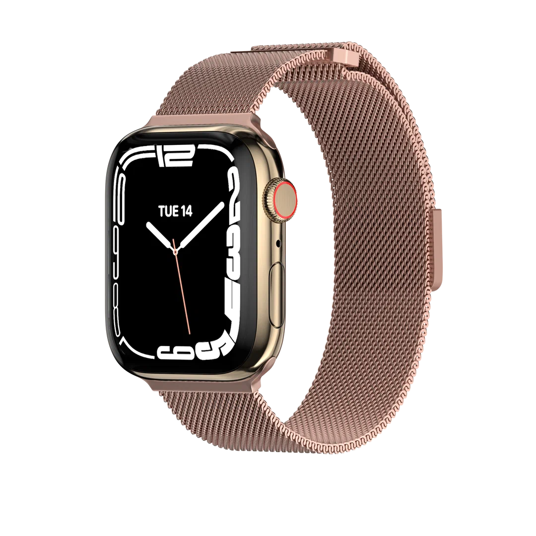 картинка Ремешок Switcheasy Mesh Stainless Steel Apple Watch Loop для Apple Watch 38/ 40/ 41mm Rose Gold от магазина КомпьютерЦентр