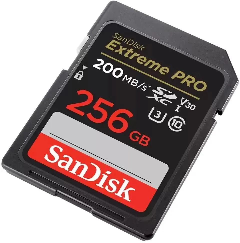 картинка Карта памяти 256Gb SDXC SanDisk Extreme Pro UHS-I Class 10 V30 200MB/ s (SDSDXXD-256Gb-GN4IN) от магазина КомпьютерЦентр