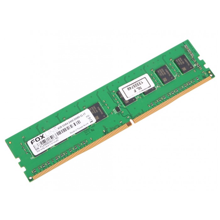 картинка Оперативная память Foxline DIMM DDR4 4Gb 2400MHz PC4-19200 (FL2400D4U17-4G) от магазина КомпьютерЦентр