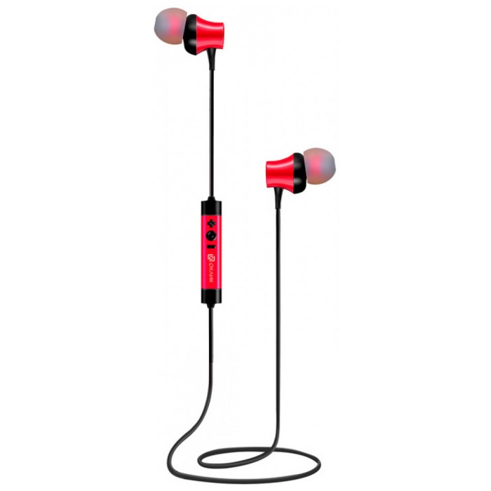 картинка Bluetooth-гарнитура Oklick BT-S-155 Red (E716BT) от магазина КомпьютерЦентр